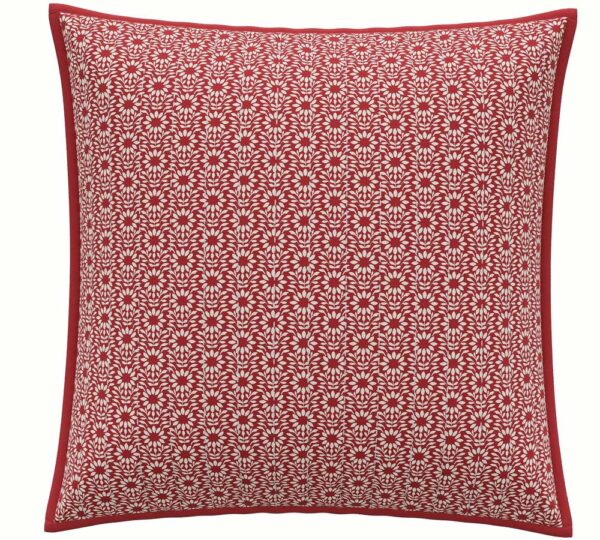 V&A Bedding Rosalie Red Cushion